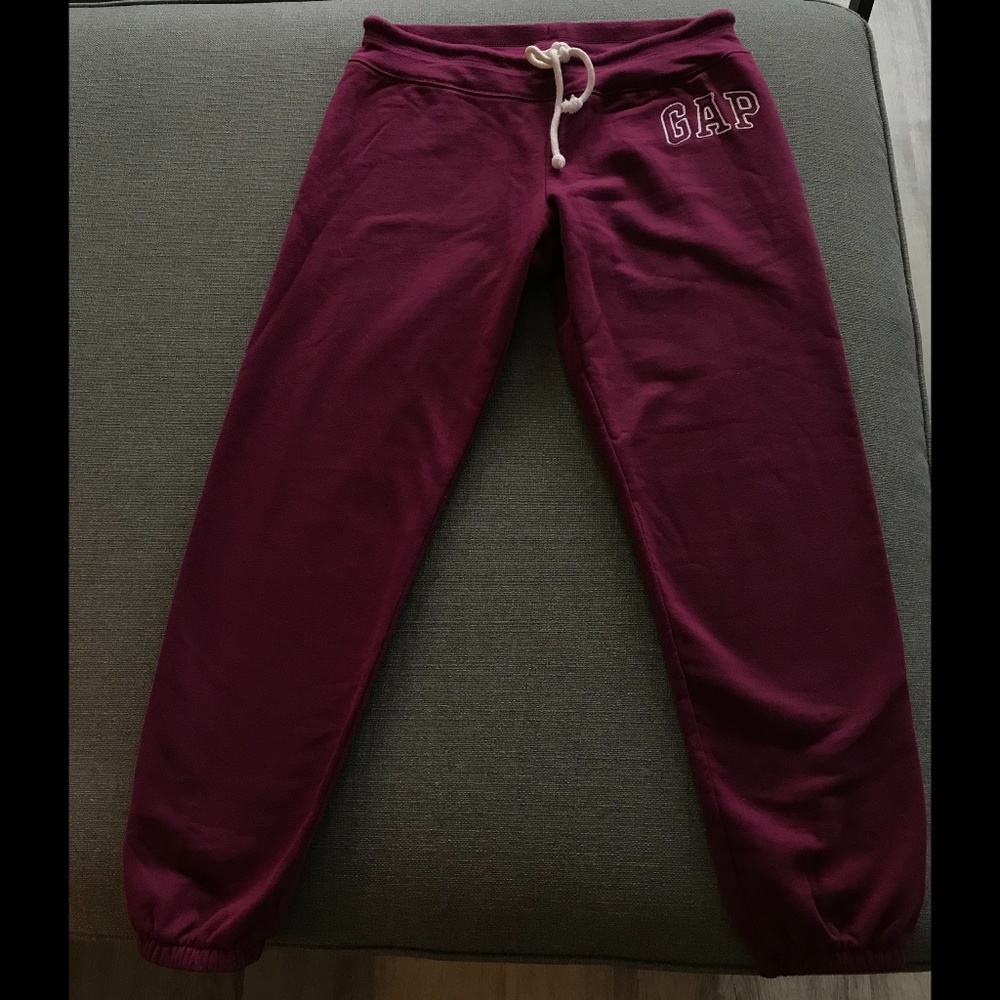Gap Logo Purple Sweat Pants